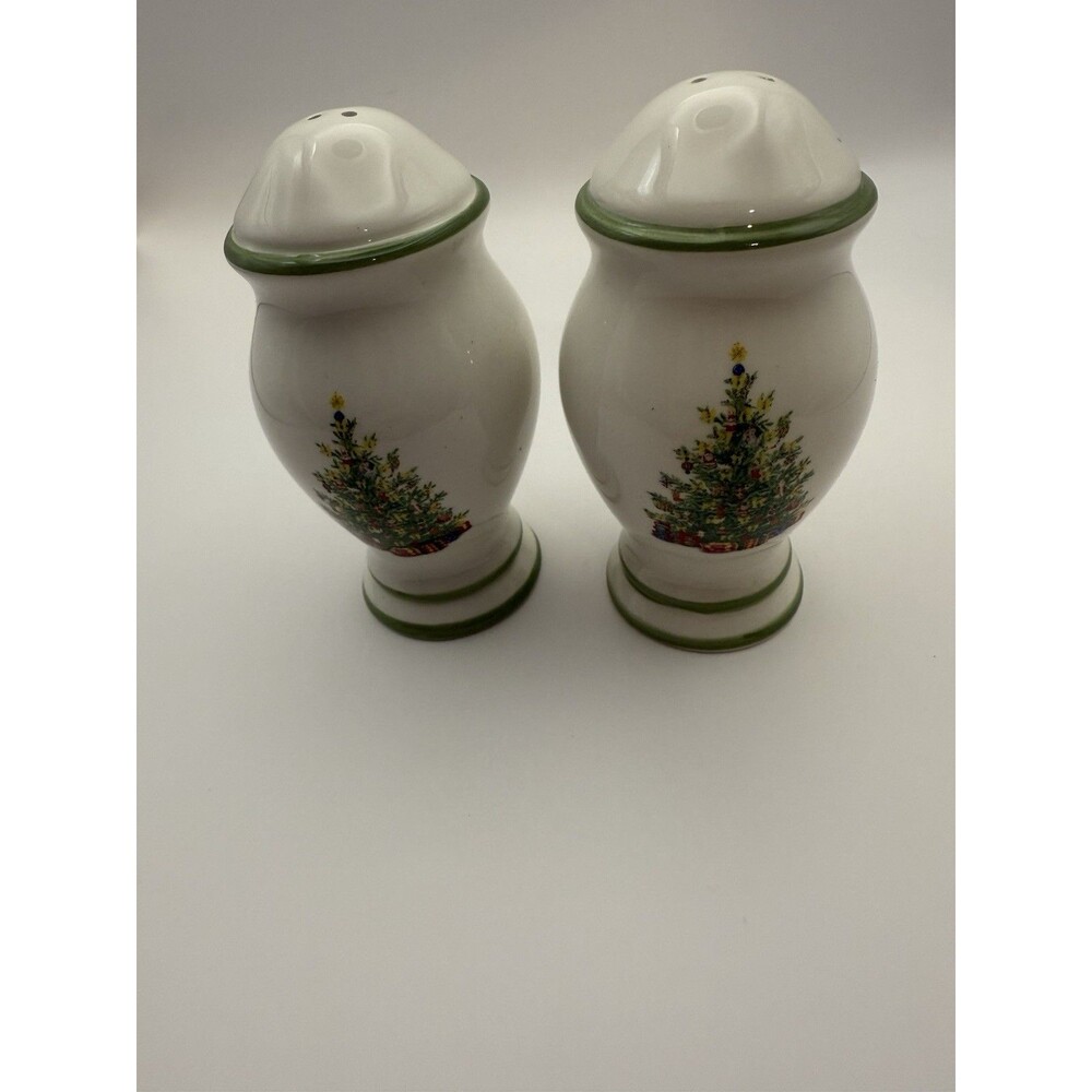 Christopher Radko Traditions Holiday Celebrations Salt and Pepper Shakers 3 7/8"